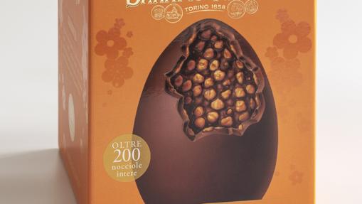 El huevo Nocciolato de Baratti&Milano con avellanas de Piamonte y chocolate gianduja (45 euros)