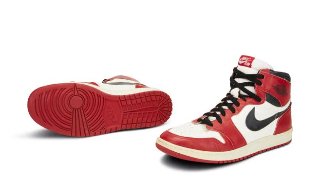 Vendidas unas zapatillas usadas de Jordan más de 100.000