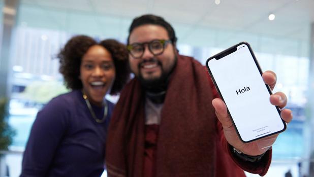 Compradores del iPhone X en 2017