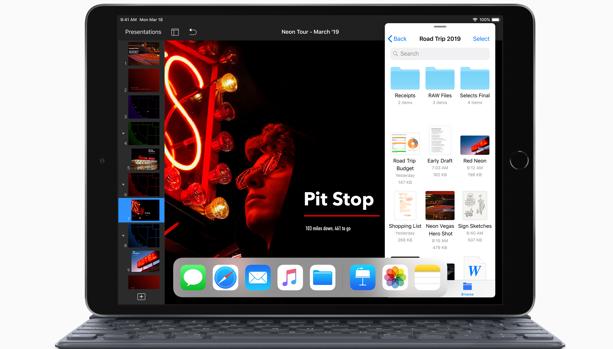 Detale del iPad Air nuevo