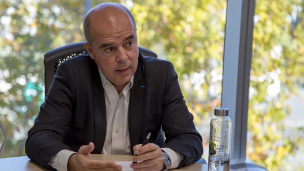 Jaime de Jaraíz, presidente de LG en España, durante la entrevista