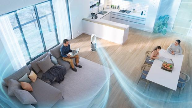 Dyson presenta un nuevo purificador que también humidifica y enfría el aire