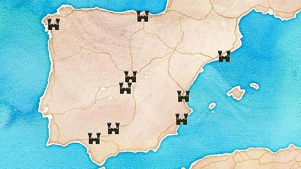 mapa de castillos en españa De ruta por los mejores castillos de España