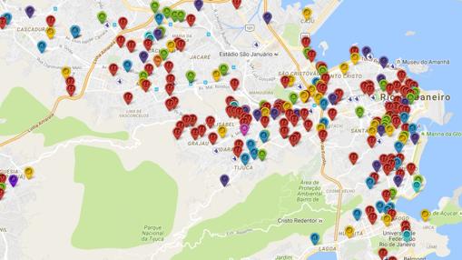 Juegos Olimpicos Donde Fui Robado Un Mapa De Brasil Que Preocupa A Los Turistas