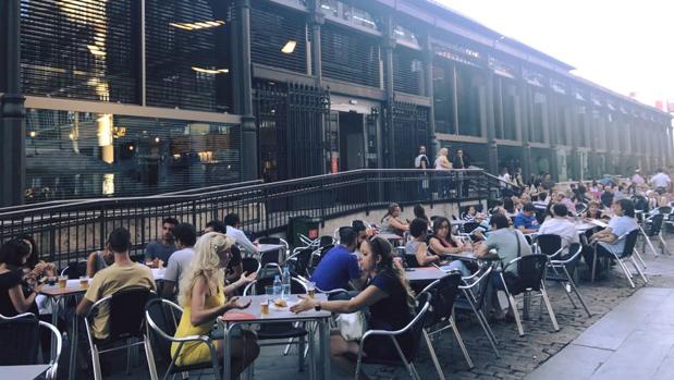 Exterior del Mercado del Val, un nuevo espacio de ocio y gastronomía en Valladolid