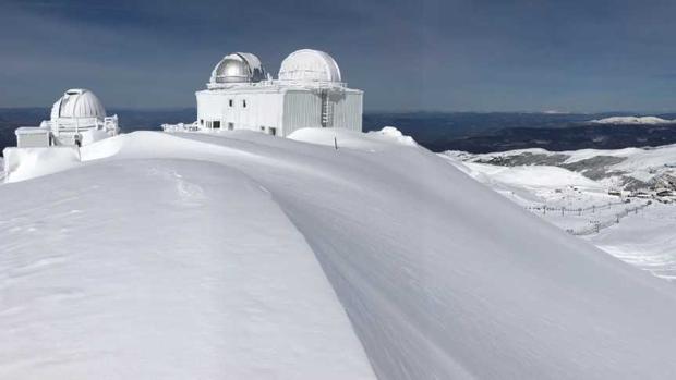 Panorámica de Sierra Nevada el 7 de marzo de 2018