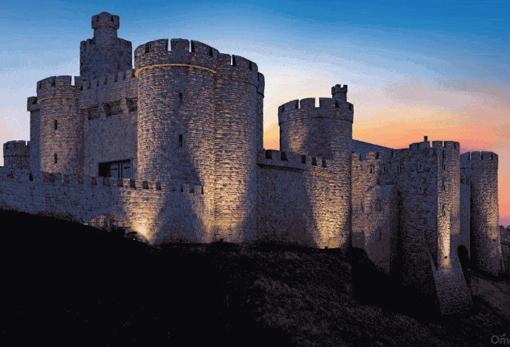 Estado del castillo tras una reconstrucción digital