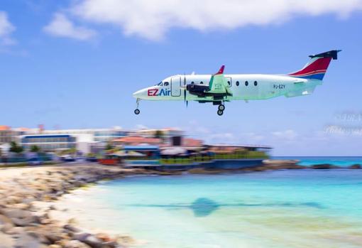 Landing at St Maarten