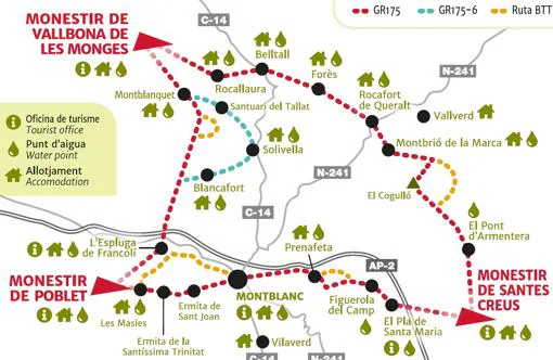 Ruta del Cister a pie o en bicicleta (Lleida y Tarragona) (1)
