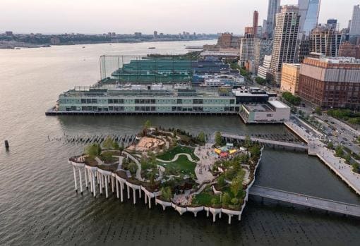 El nuevo parque-isla en Nueva York, sobre el Hudson