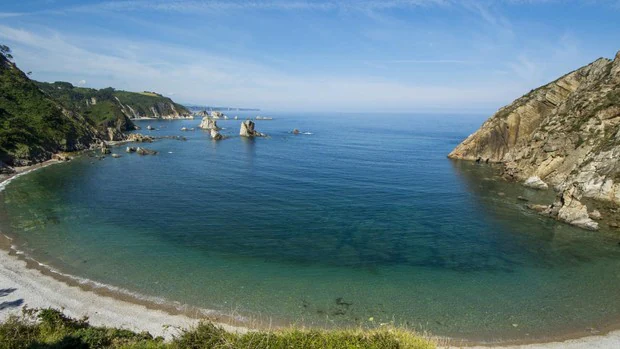 Playa del Silencio, en Cudillero